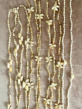 6 PUKA SHELL BEAD NECKLACES DIRECT FROM HAWAII IN THE 1990'S-FROM MAUI